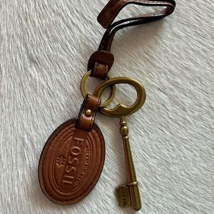 FOSSIL HANGTAG / LARGE KEY / LEATHER TAG AND STRAP